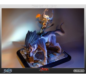 Twilight Princess Wolf Link and Midna 16 inches scale statue 